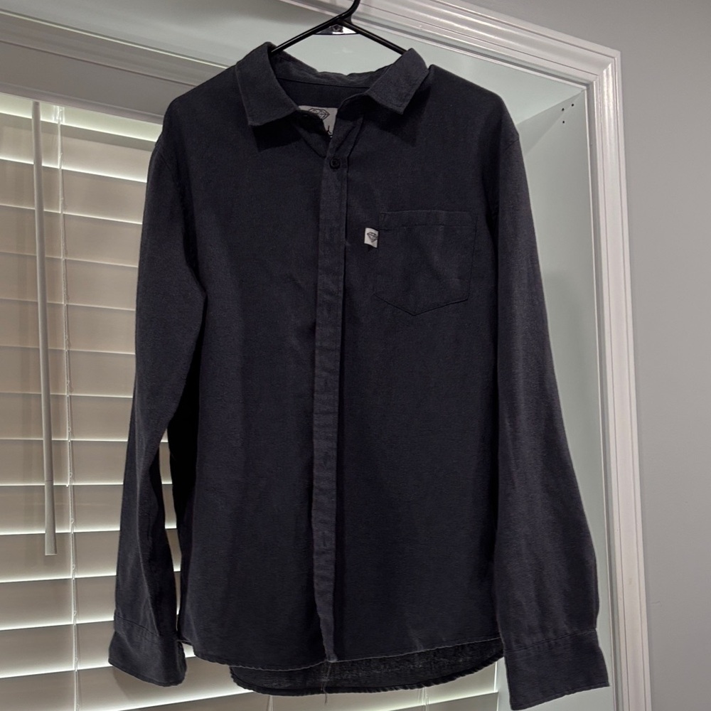 Diamond Supply Co. Dark Gray Casual Shirt